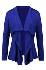 Damen Herbst Winter Strickjacke Outwear Blau - Rose Boutique