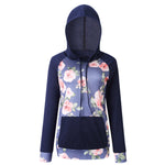 Lange Ärmel Blumen Gedruckt Casual Sweatshirt