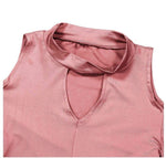 Schulterfrei Langärmeliges Baumwoll-T-Shirt - Rose Boutique